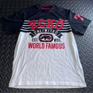 VINTAGE Ecko Unltd Rhino Shirt Mens Adult SMALL Red Hip Hop Rap Music 2000s